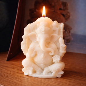 Sojų vaško žvakė "Ganeša"