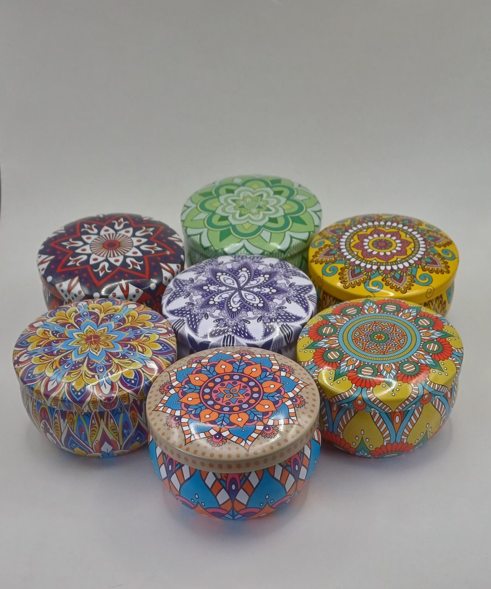 Jaukumui namuose - "Mini mandala" sojų vaško žvakė vanilės kvapo - Image 3
