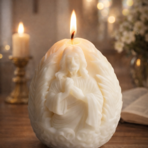 Sojų vaško žvakė "Kristaus prisikėlimas"